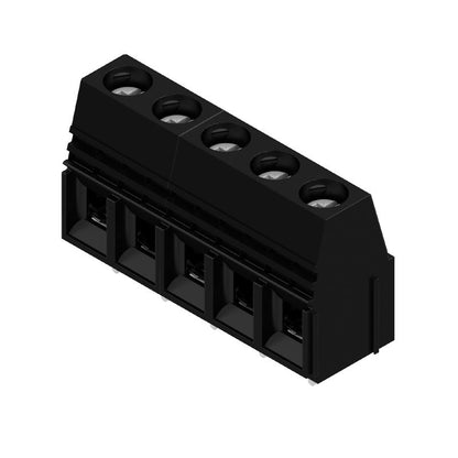 1226230000 - 10.16mm Terminal Board, 5 Poles, 90° Orientation, Black Finish  (Pack of 20)