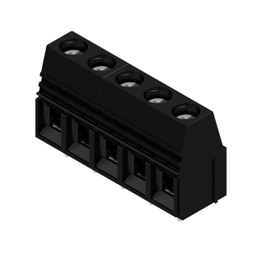 1226230000 - 10.16mm Terminal Board, 5 Poles, 90° Orientation, Black Finish  (Pack of 20)