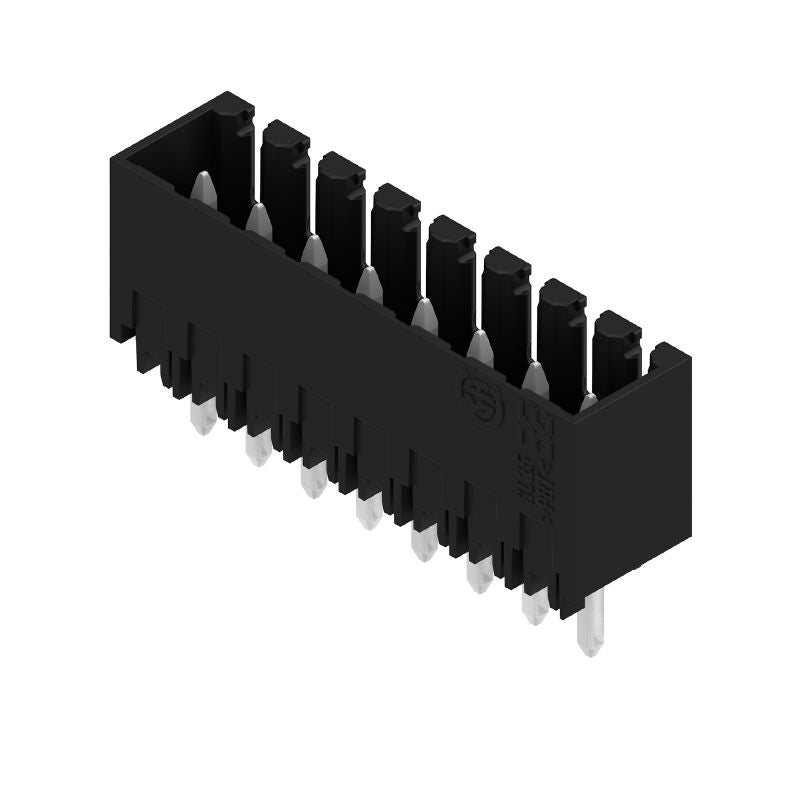 1614250000 - 3.50mm 8-Pole Black PCB Connector with 180° Elbow Design  (Pack of 50)
