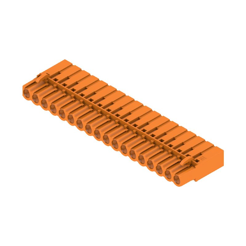 1100600000 - 5.08mm 18-Pole Female PCB Connector, 180° Angle  (Pack of 20)