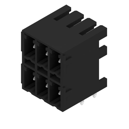 1040810000 - 3.81mm Black Male Header Connector with 6 Poles  (Pack of 50)