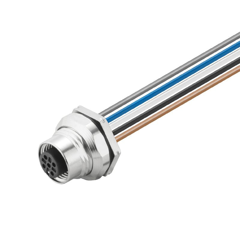 1233320000 - 2m 5-Pole Socket Connector with PG 9 Thread