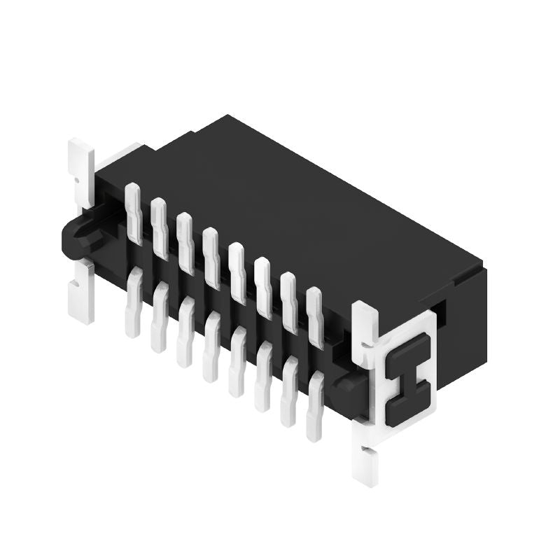 2746990000 - 16-Pole 1.27mm Male PCB Connector with 180° Elbow  (Pack of 280)