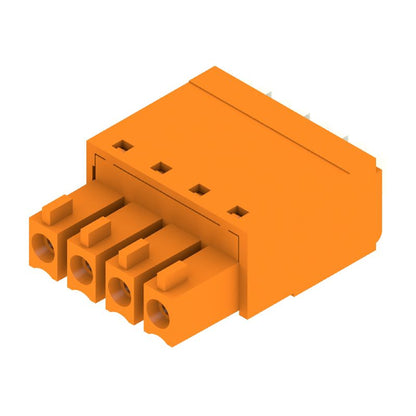 2541380000 - 4-Pole PCB Female Plug Connector with 180° Push-In Mechanism  (Pack of 50)