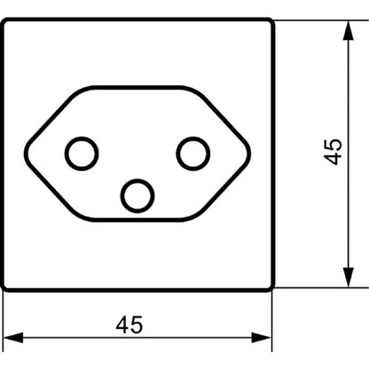 1450780000 - RoHS Compliant Type J Socket Connector, Insert Power Large