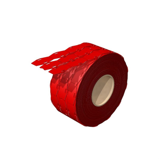 2519090000 - Red 26x15mm Polyurethane Cable Markers, 1000pcs per Roll  (Pack of 1000)