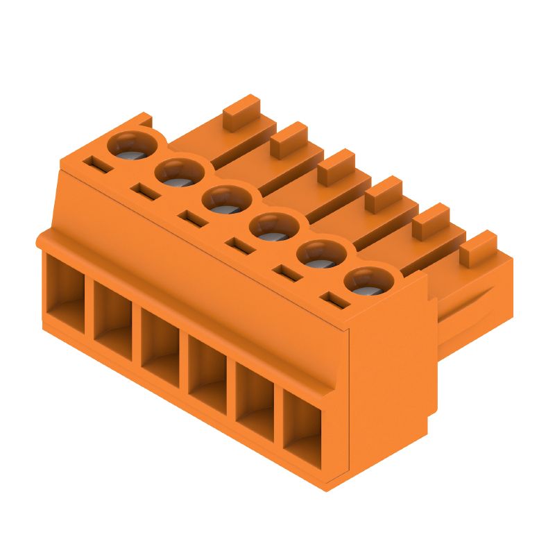 1940770000 - 3.81mm PCB Female Connector with 6 Poles  (Pack of 50)