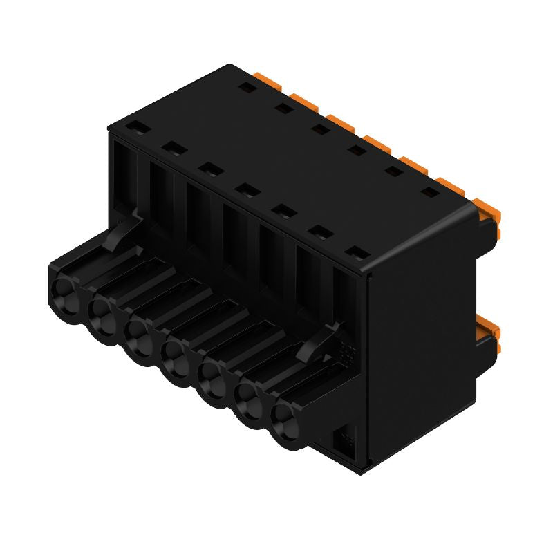 1000910000 - 5.08mm 7-Pole Female PCB Connector, 180° Push-In Design  (Pack of 32)