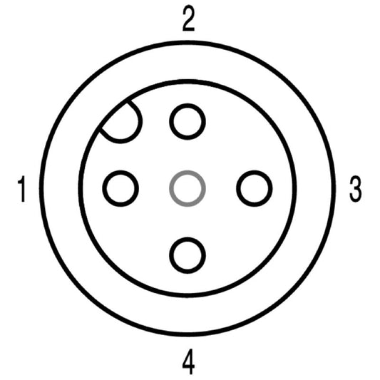 1852750000 - M12 Field Attachable Connector for 5.5-8mm Cables