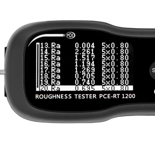 PCE-RT 1200BT - Bluetooth Surface Roughness Tester with OLED Display
