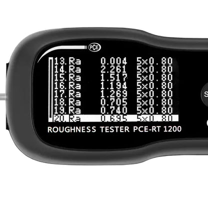 PCE-RT 1200BT - Bluetooth Surface Roughness Tester with OLED Display