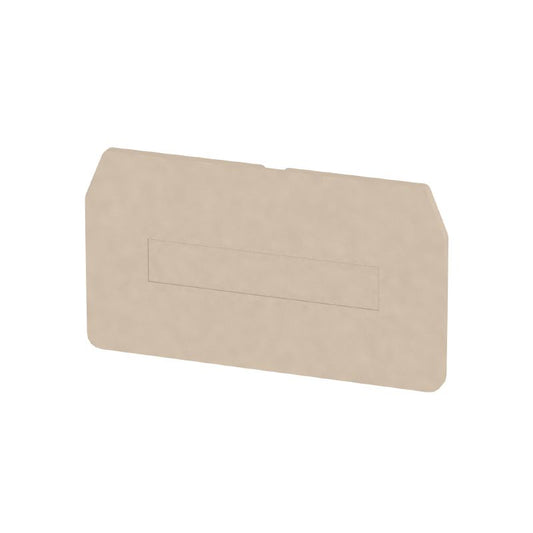1632090000 - ZAP/TW 4 Dark Beige End Plate, 34.8mm Depth, RoHS Compliant  (Pack of 50)