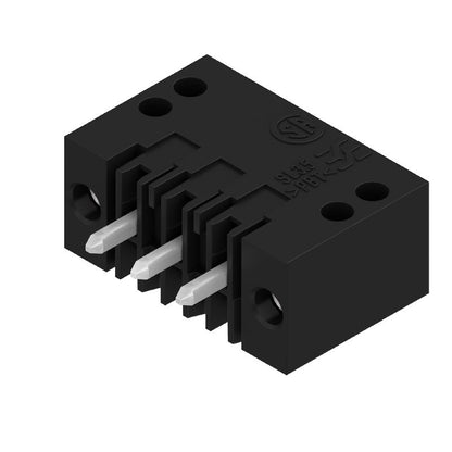 1142260000 - 3-Pole 3.5mm PCB Connector, 180° Angle, Flanged Design  (Pack of 100)