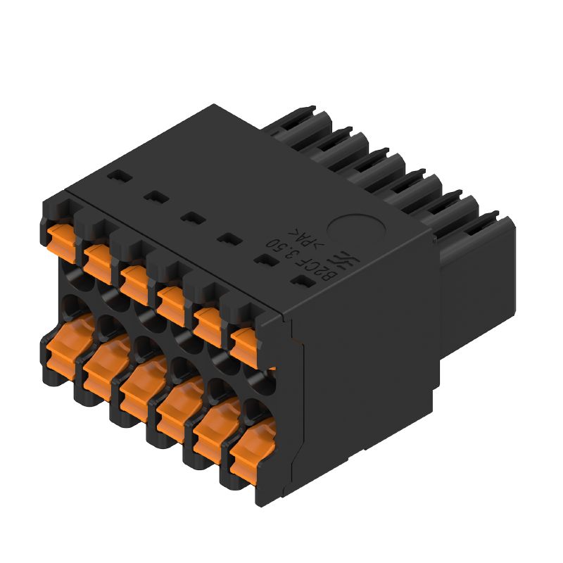 1277510000 - 3.50mm Pitch 12-Pole PCB Female Connector with Push Button  (Pack of 84)
