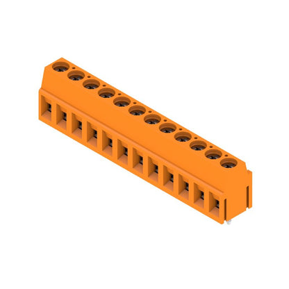 1845380000 - Orange 5mm PCB Terminal, 12 Poles, 90° Angle  (Pack of 30)