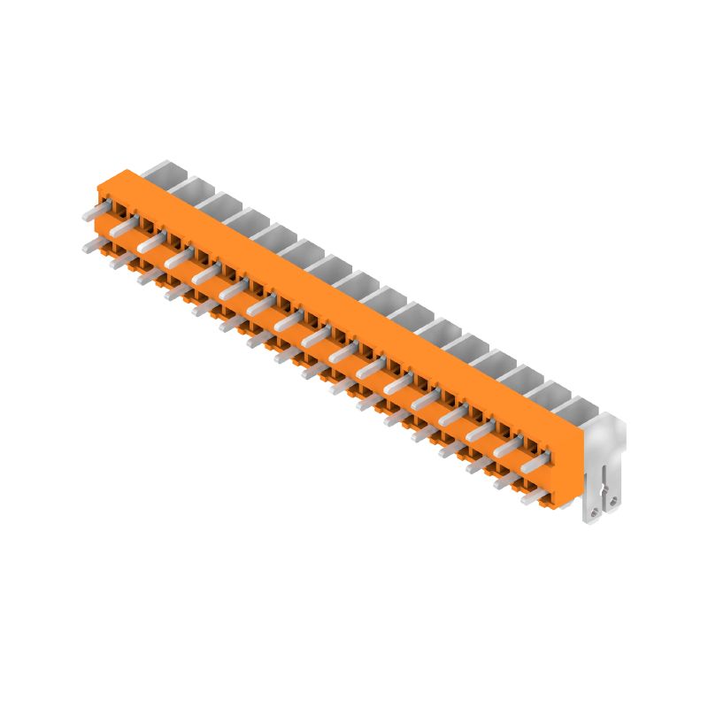 9511560000 - 17-Pole 5mm PCB Terminals, 90° Angle, Tinned Orange  (Pack of 50)