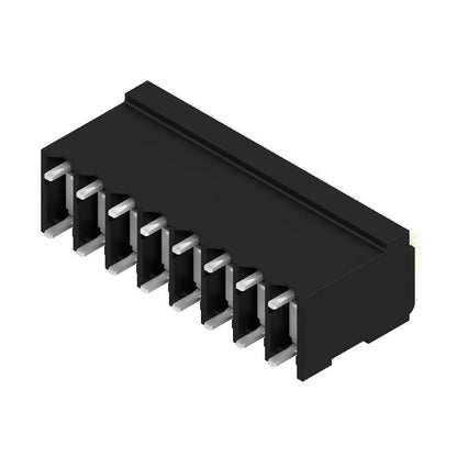 1870700000 - 3.50mm 8-Pole Circuit Board Terminal with Black PUSH IN Actuator  (Pack of 19)