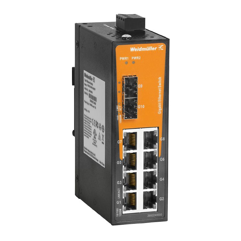 2682240000 - Unmanaged Gigabit Ethernet Switch with 8 Ports & 2 SFP Slots