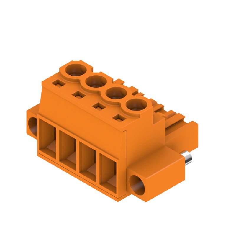 1955780000 - 5mm Pitch 4-Pole Female PCB Connector with Clamping Yoke  (Pack of 60)