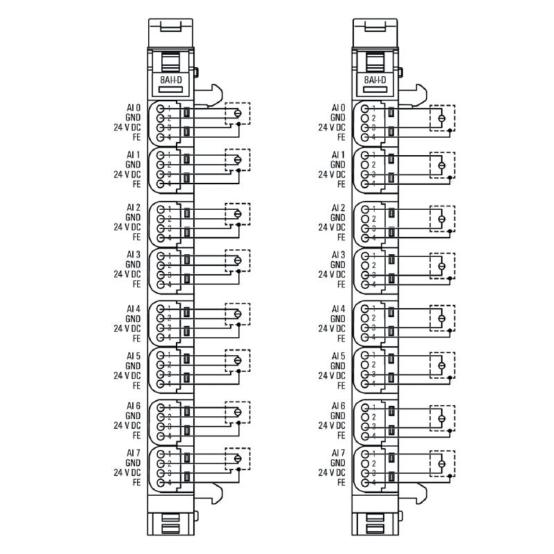 1315720000 - 8-Channel Analog I/O Module, -40°C to 85°C Operating Range