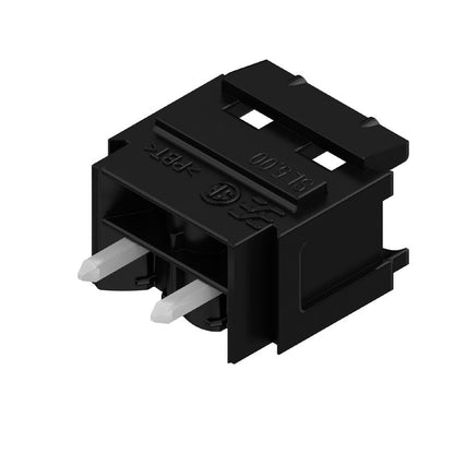 1211250000 - 2-Pole 5mm PCB Connector with 180° Elbow & Tinned Pins  (Pack of 100)