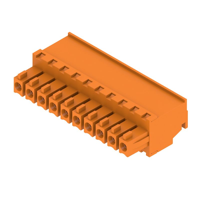 1940270000 - 3.81mm Female PCB Connector with 10 Poles and 270° Yoke  (Pack of 50)