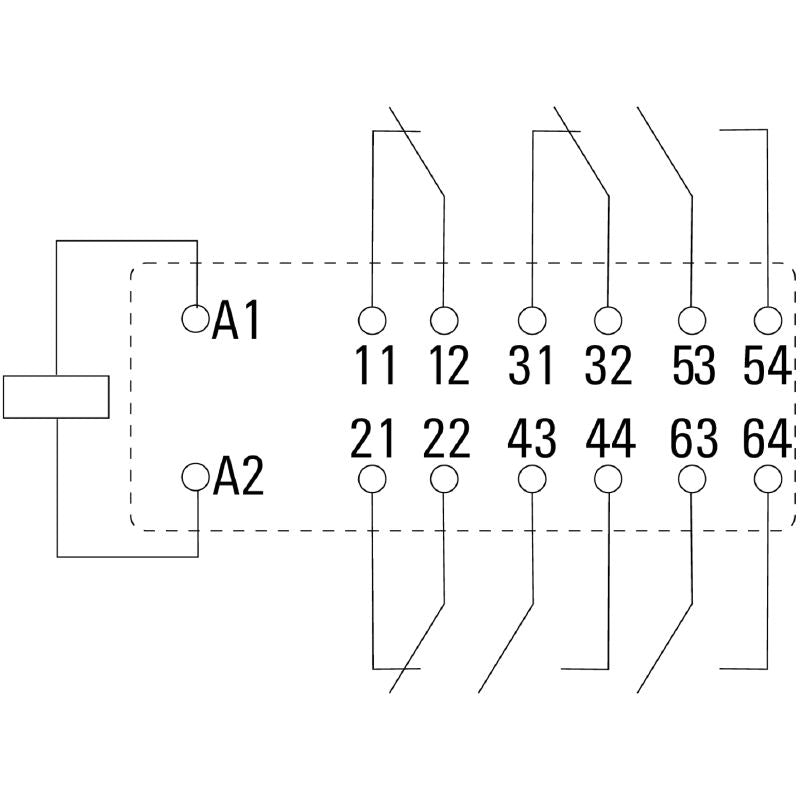 2759060000 - 24V DC Relay with 6A Capacity & Guided Contacts  (Pack of 5)