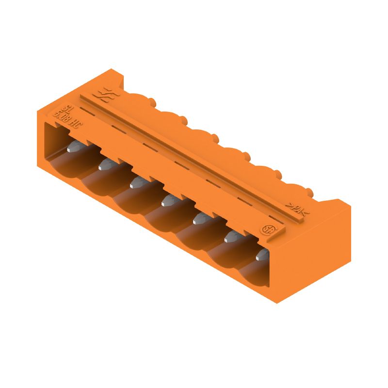1147420000 - 5.08mm 7-Pole PCB Male Header Connector, Orange  (Pack of 50)