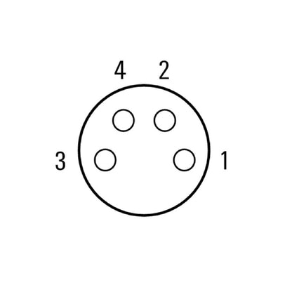 1416750000 - M8 Connector, 4 Poles, IP67, -40 to 85 °C Range
