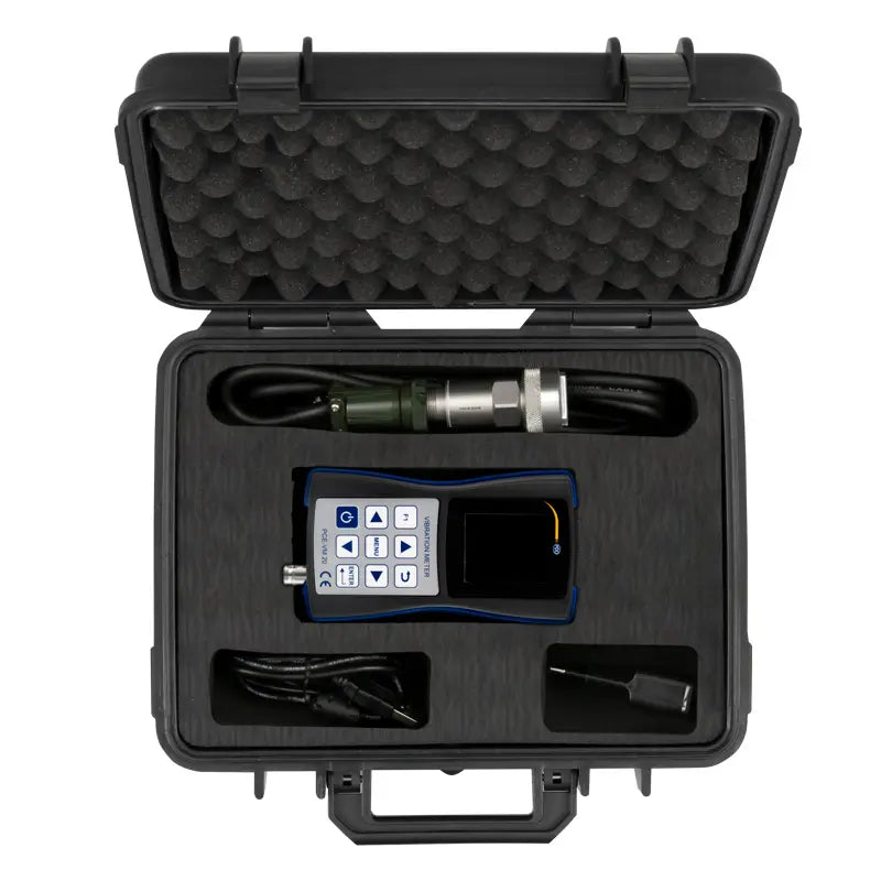 PCE-VM 20 - Compact Vibration Meter with FFT Analysis and LiPo Battery