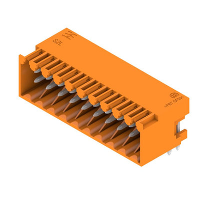 1727900000 - 3.5mm Orange PCB Connector, 20-Pole THT 90-Degree Header  (Pack of 48)