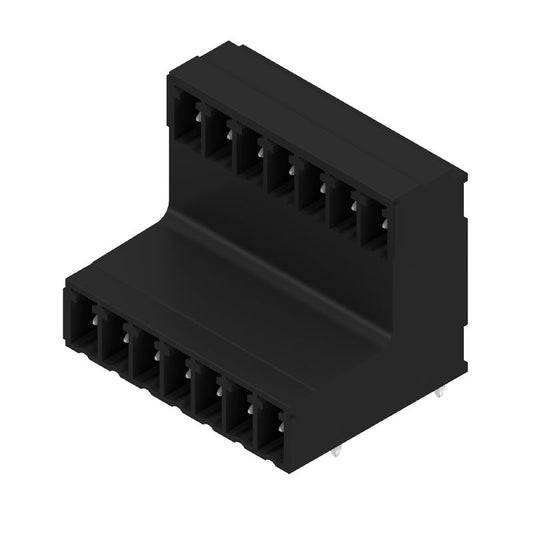 1033550000 - Black 14-Pole PCB Connector, 3.2mm Solder Pins, 90° Angle  (Pack of 50)