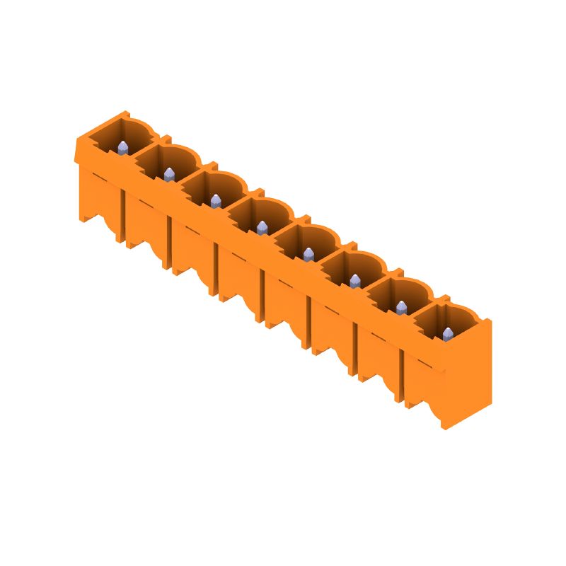 1048930000 - 7.62mm 8-Pole Male Header PCB Connector, 180° Angle  (Pack of 50)