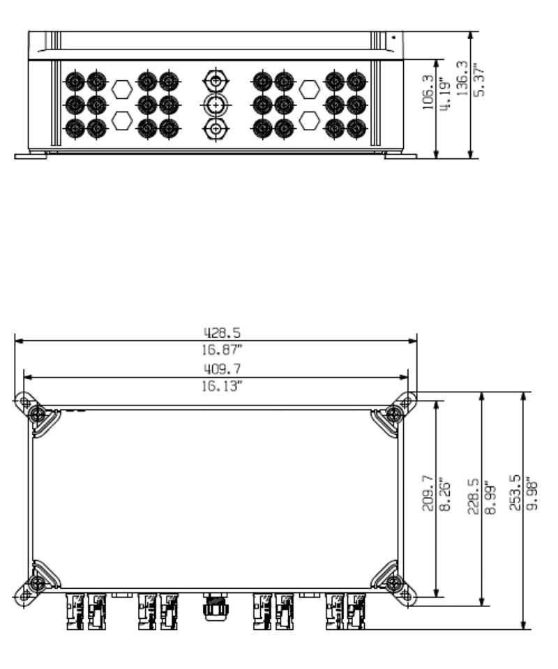2737600000 - 1100V Photovoltaic Combiner Box with 4 MPPs