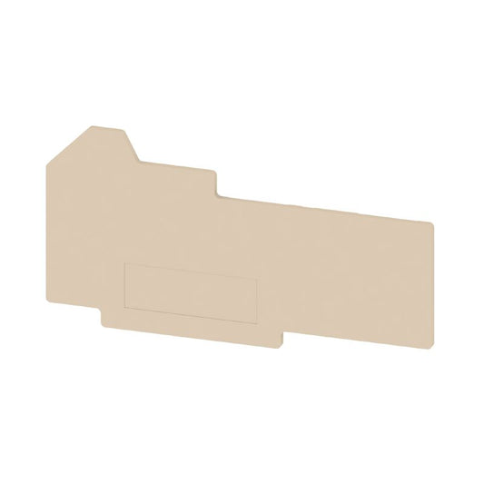 1107780000 - Dark Beige Snap-On Terminal End Plate, 81.45mm Height  (Pack of 50)