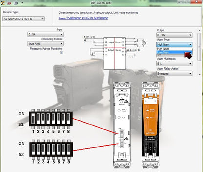 2489910000 - 10A Current Transducer with Limit Monitoring & LED Indicator