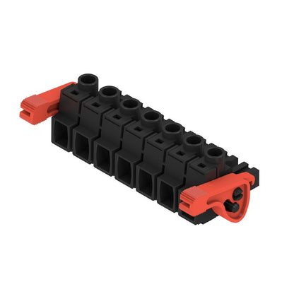 1164970000 - 7.62mm PCB Connector with 180° Outlet and Clamping Yoke  (Pack of 20)