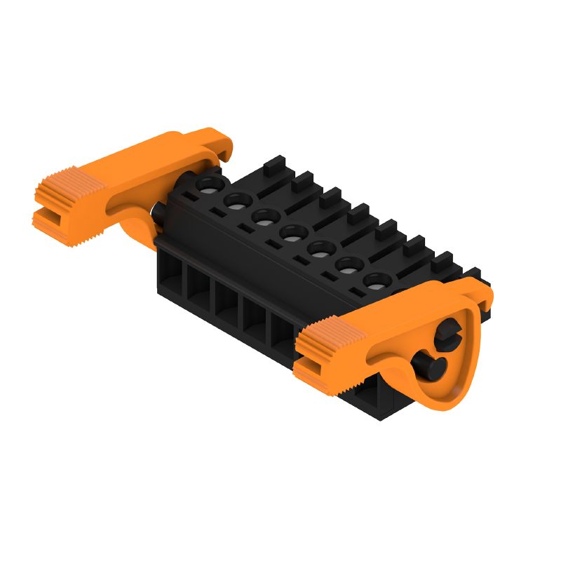 2442540000 - 8-Pole 3.81mm Female PCB Plug Connector with Clamping Yoke  (Pack of 50)