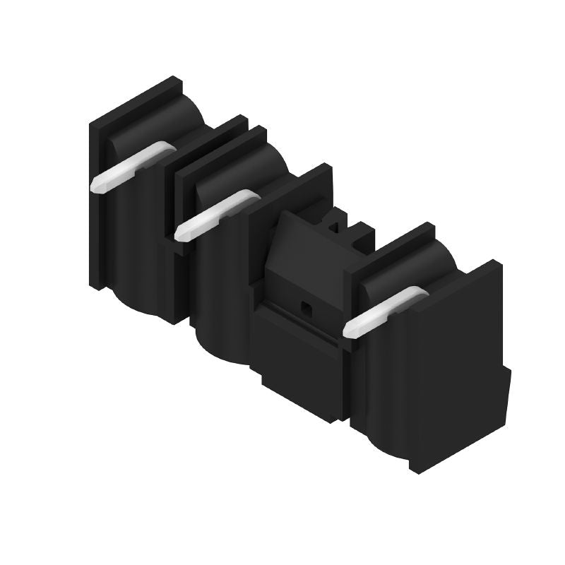 2462790000 - 3-Pole 3.2mm PCB Plug-In Connector, 90° Angle, Black  (Pack of 60)