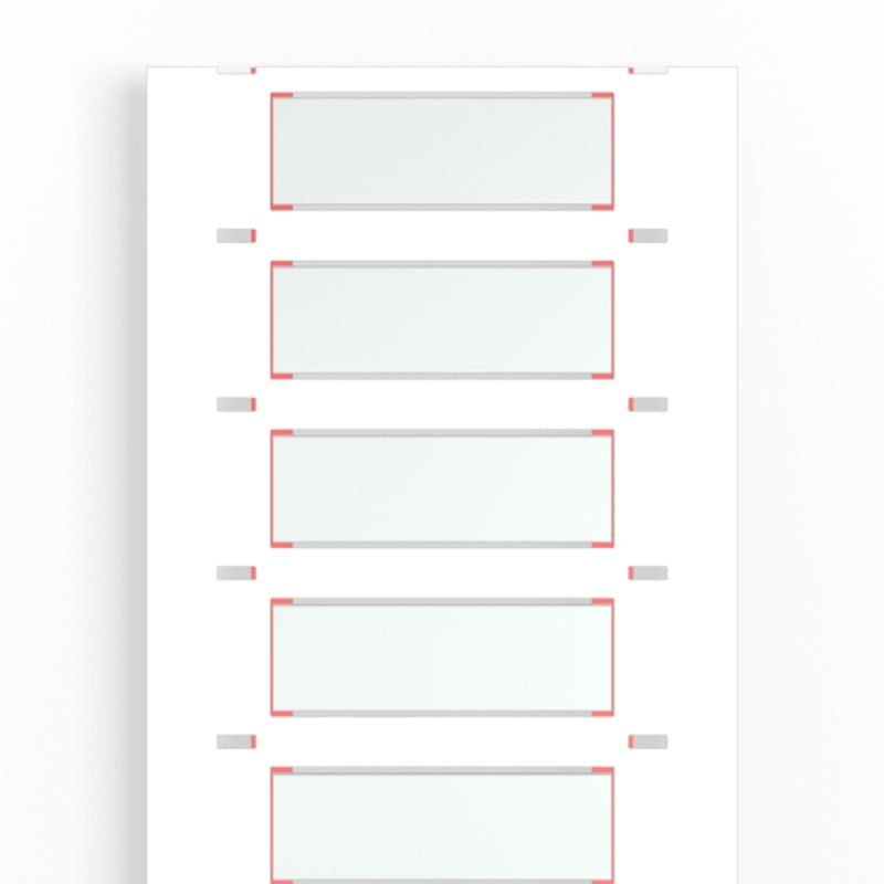 2438110000 - Flexible White Cable Markers 50.8x15.1mm for 4.8-9.5mm Cables  (Pack of 500)
