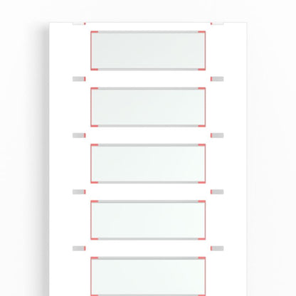 2438110000 - Flexible White Cable Markers 50.8x15.1mm for 4.8-9.5mm Cables  (Pack of 500)