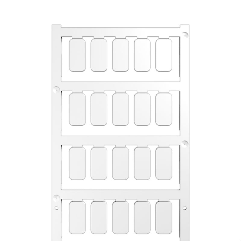 1248580000 - White 9.5x18mm SwitchMark Labels with Double-Sided Adhesive  (Pack of 200)