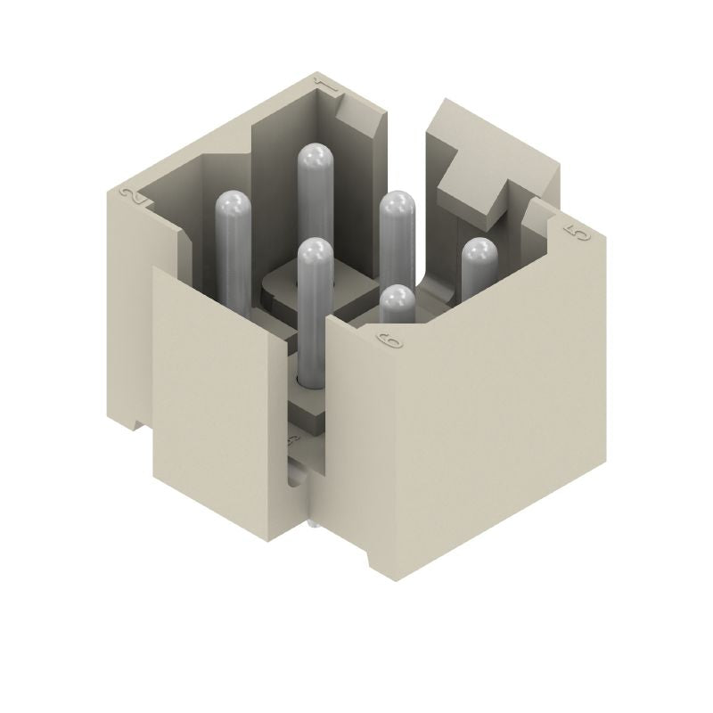 1441500000 - 5mm PCB Plug-in Connector, 6 Poles, Tinned Solder Pins  (Pack of 50)