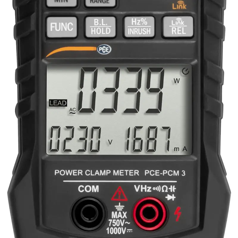 PCE-PCM 3 - Digital Multimeter for AC/DC Measurements with NCV and Bluetooth