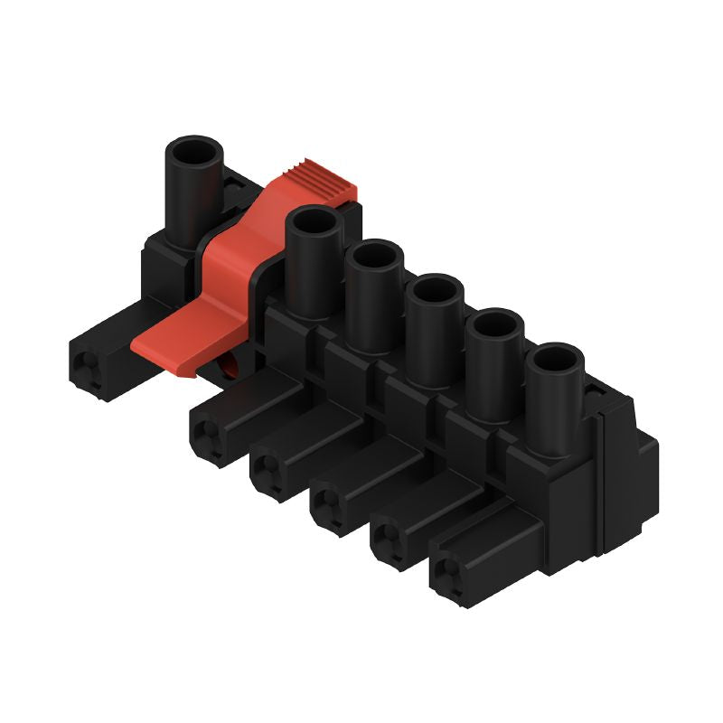 2087410000 - 7.62mm Female PCB Connector, 6 Poles, 180° Orientation  (Pack of 25)