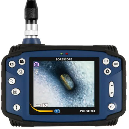PCE-VE 200-KIT2 - 3.28ft Video Inspection Camera with 180° Rotation & LED Lights
