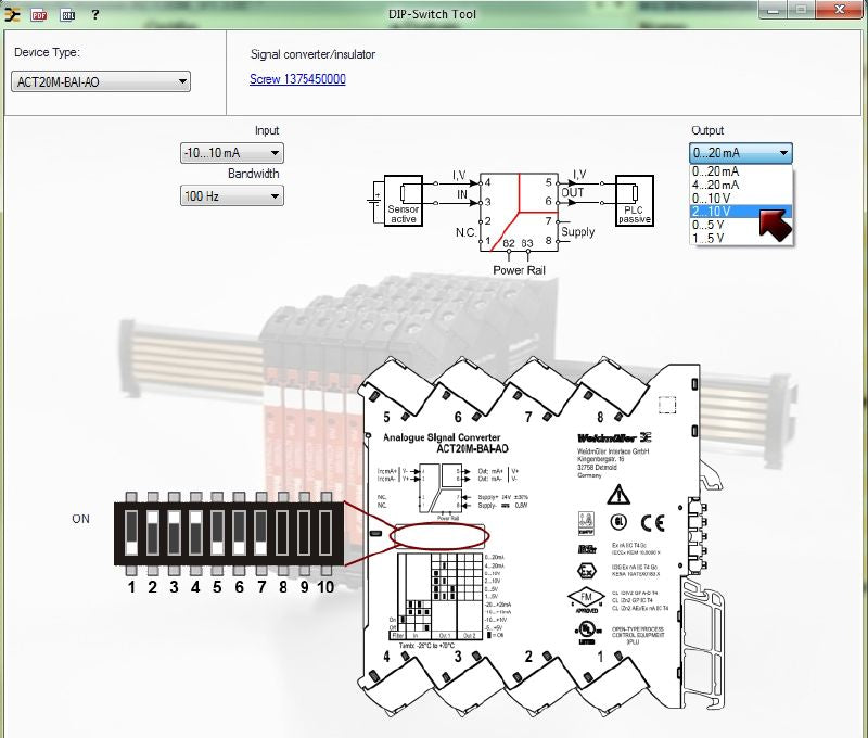 1375450000 - Isolating DC Converter for Analog Signals with 3-Way Isolation