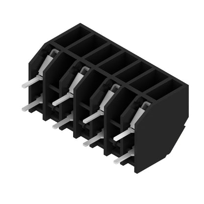 1886200000 - Black 4-Pole PCB Terminal, 7.62mm, 3.5mm Solder Pin  (Pack of 20)