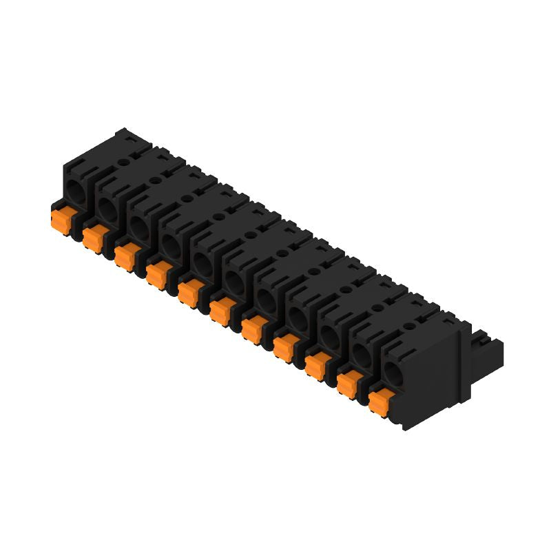 1227390000 - 11-Pole 7.62mm Female PCB Connector with 180° Angle  (Pack of 18)
