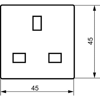 1450770000 - Durable Type G Socket Connector, IP20, RoHS Approved